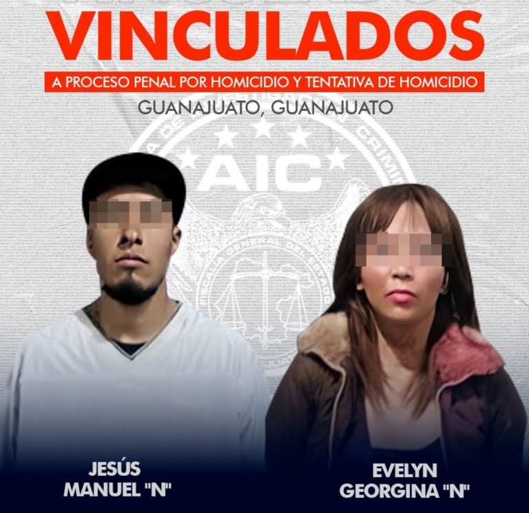 Vinculan a proceso a dos personas por homicidio y tentativa de homicidio en Guanajuato Capital