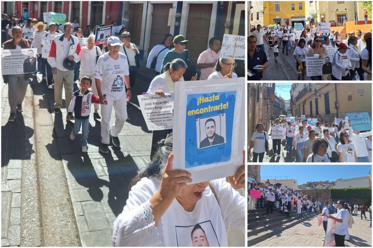 Realizan segunda marcha pacífica para apoyar búsqueda de conductor de Uber desaparecido en Guanajuato capital