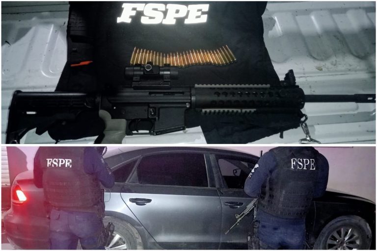 Detiene FSPE a joven mujer con arma larga en Dolores Hidalgo
