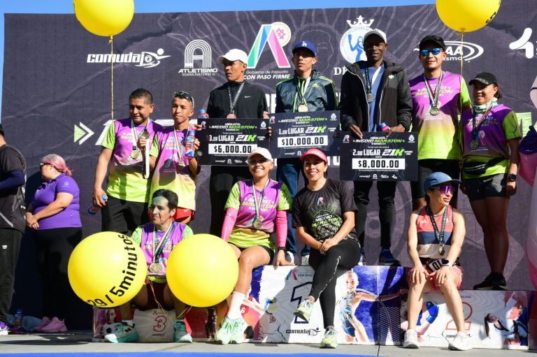 Celebran a Irapuato con medio maratón