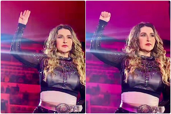 ALICIA VILLAREAL EMITE SEÑALES DE AUXILIO EN CONCIERTO EN MICHOACÁN