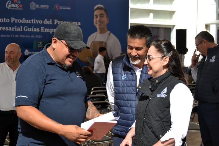 El Gobierno de la Gente impulsa la economía del centro del estado con equipamiento productivo