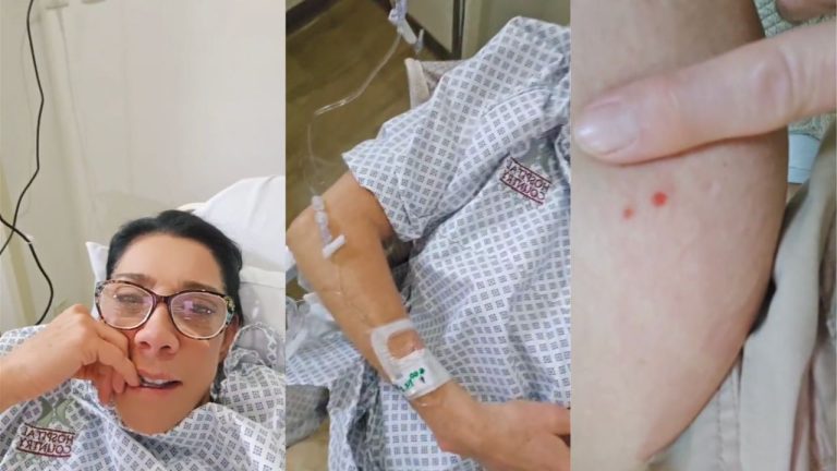 Por picadura de araña hospitalizan a Cynthia Klitbo