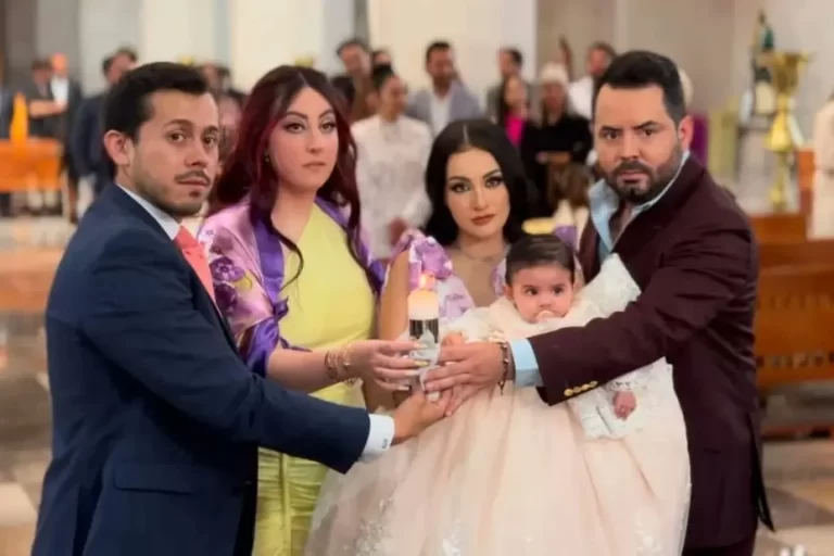 Bautizan a la hija de José Eduardo, su abuelo Eugenio Derbez no asiste