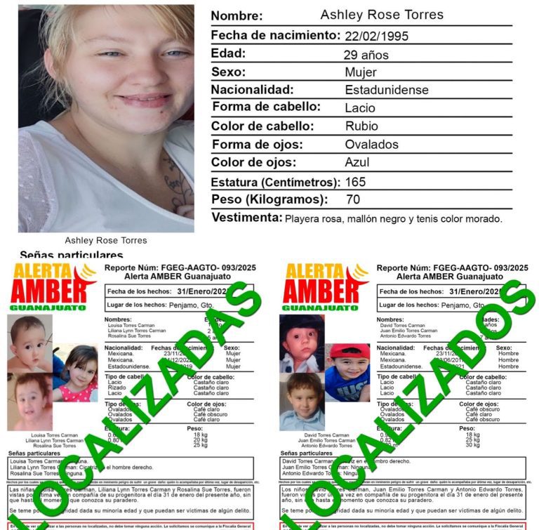 Localizan a familia que estaba desaparecida en Pénjamo