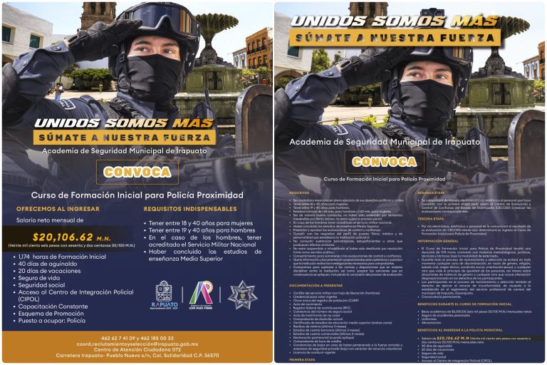 INICIA SU PREPARACIÓN GENERACIÓN XLVIII DE POLICÍA