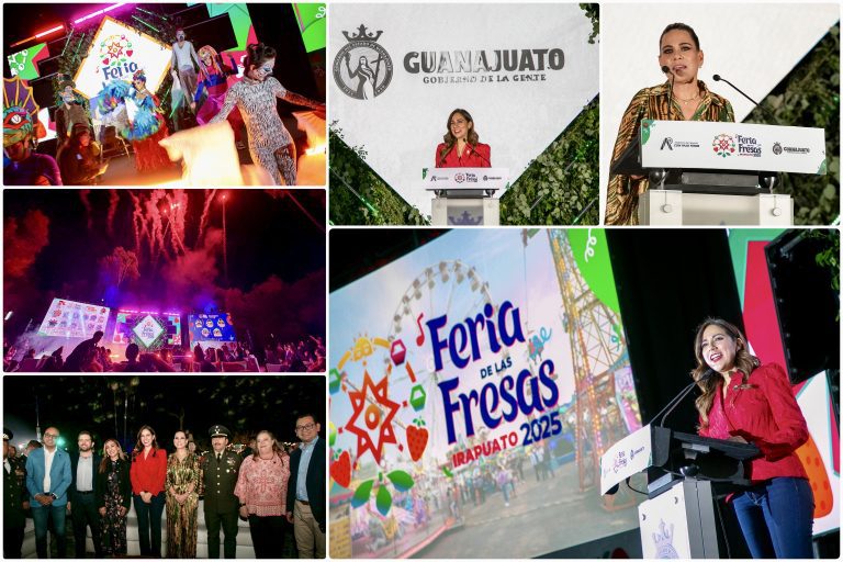 ​Presentan la Cartelera de la Feria de las Fresas Irapuato 2025.