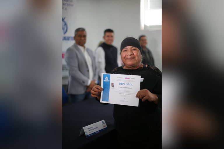 “Antes estábamos mudas y cuando estudiamos aprendemos a hablar”