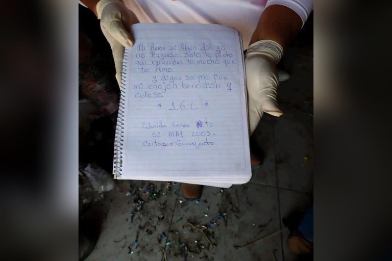 Cortazarense que escribió carta encontrada en finca de Jalisco fue localizado con vida