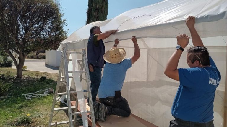 Rehabilitan los invernaderos y viveros de los Espacios de Desarrollo para la producción de hortalizas