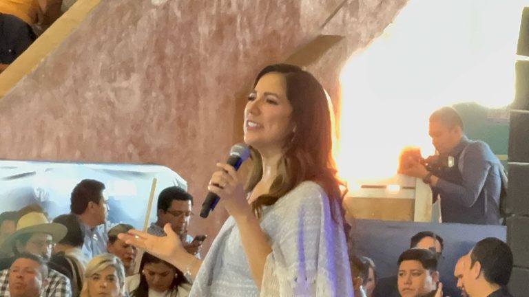 Gobernadora Libia defiende estrategia de seguridad CONFÍA durante informe