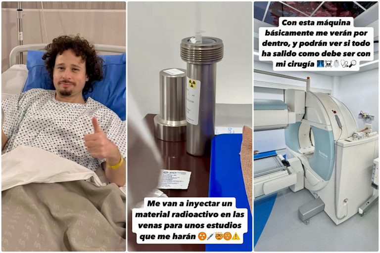PARA ESTUDIO, INYECTAN A LUISITO COMUNICA CON MATERIAL RADIOACTIVO