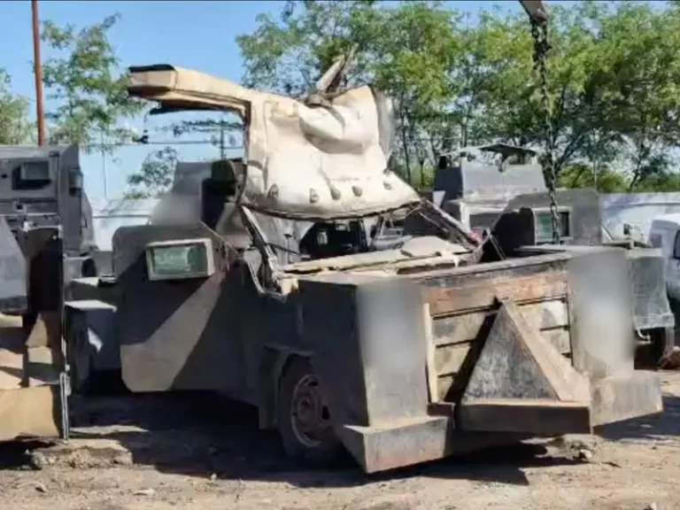 Destruyen 32 ‘monstruos’ del narco en Tamaulipas; van 107