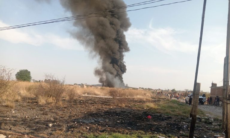Se incendia chatarrera en la Comunal Emiliano Zapata III