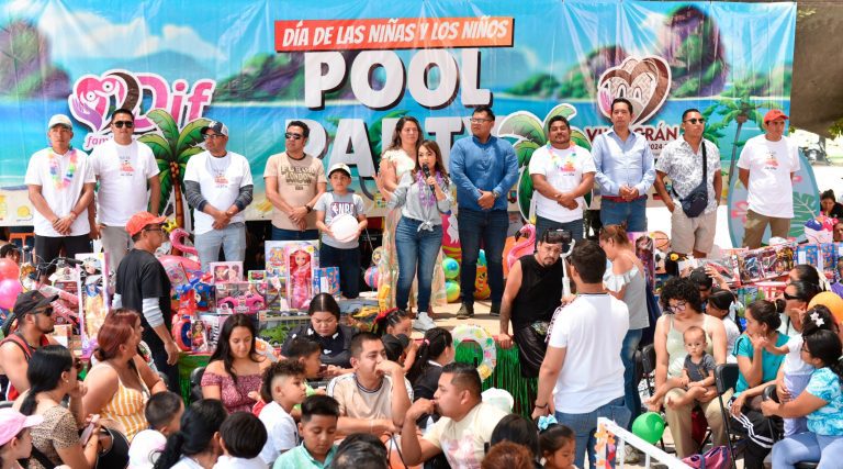 Festejan a la niñez de Villagràn