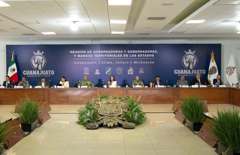 Autoridades de Jalisco, Colima, Michoacán y Guanajuato hacen frente común contra la delincuencia