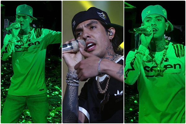 NATANAEL CANO DESAFÍA PROHIBICIÓN Y CANTA NARCOCORRIDOS EN LA FERIA DE SAN MARCOS