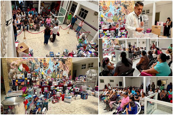 Entregan regalos a mamás de Villagràn