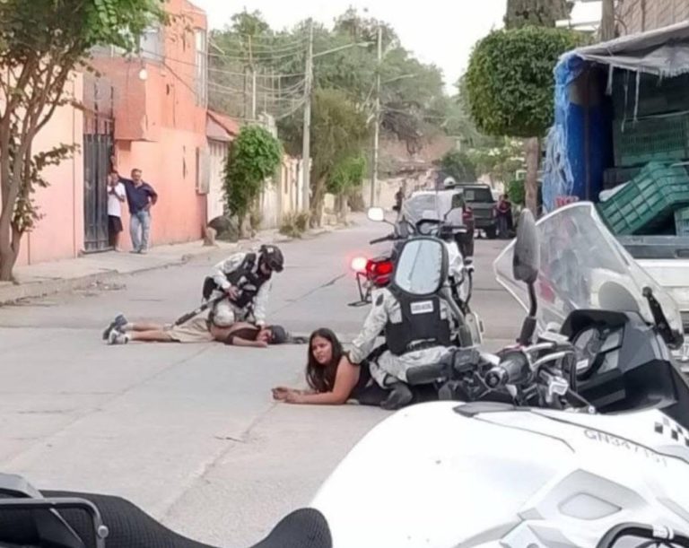 Detienen a dos personas por atropellar a elementos de la Guardia Nacional