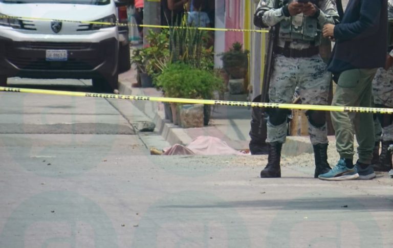 Sujetos armados asesinan a hombre en la colonia Santa Cecilia
