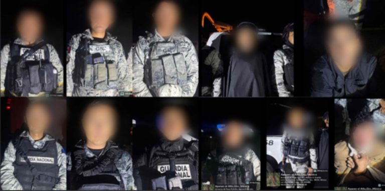 Tres de los 11 elementos de la GN detenidos por presunto huachicoleo tenían rango superior