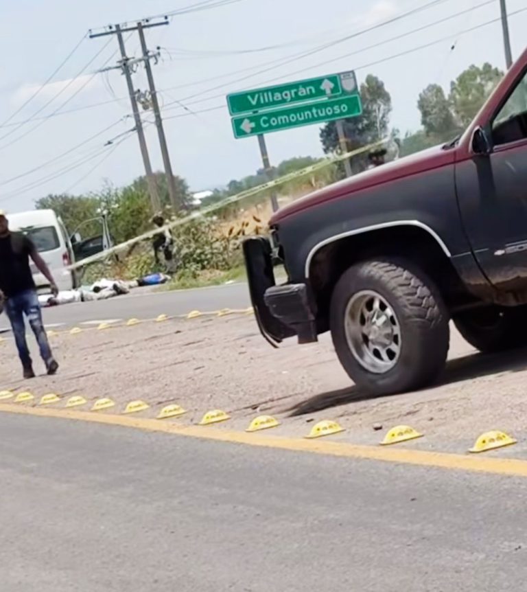 Asesinan a motociclista en la carretera Juventino Rosas -Villagrán
