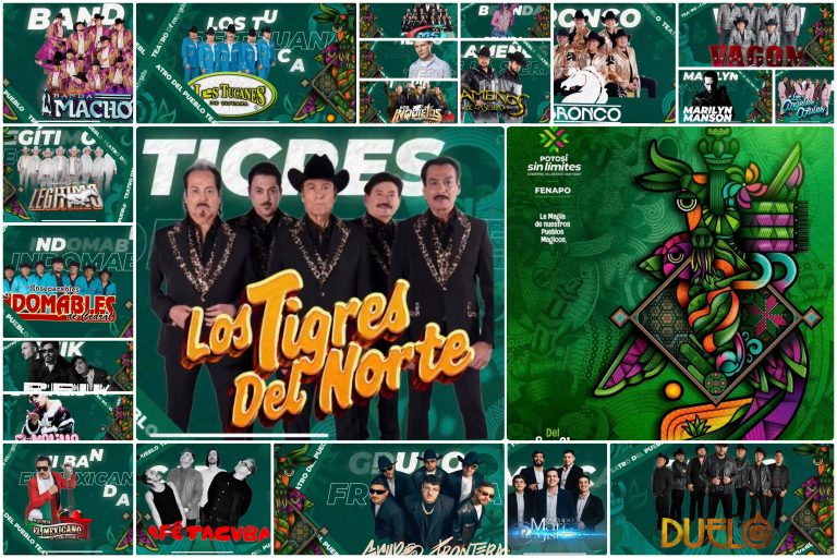 DAN A CONOCER A LOS ARTISTAS QUE SE PRESENTARÁN EN LA FERIA NACIONAL POTOSINA 2025