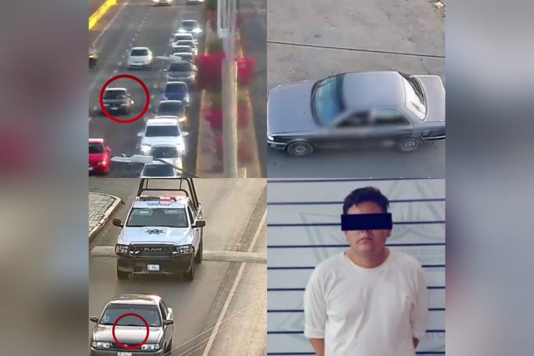 Aseguran vehículo con reporte de robo gracias a videovigilancia del C4