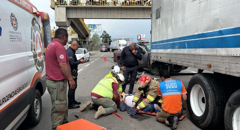 Fuerte accidente se registra en la Silao – Irapuato