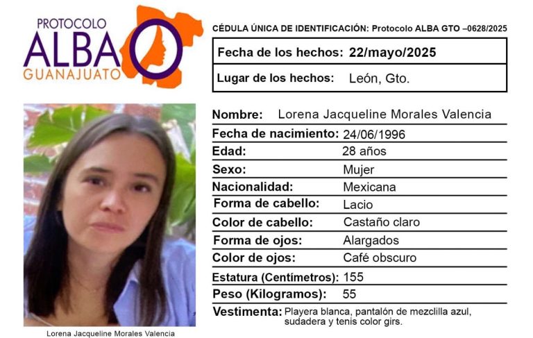 Confirman hallazgo sin vida de Lorena