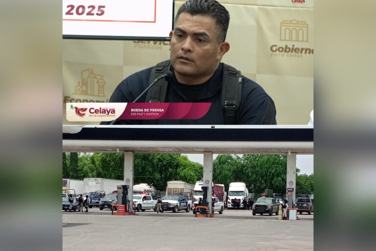 Detienen a 8 elementos de FSPE por presunta extorsión a gasolinera en Celaya