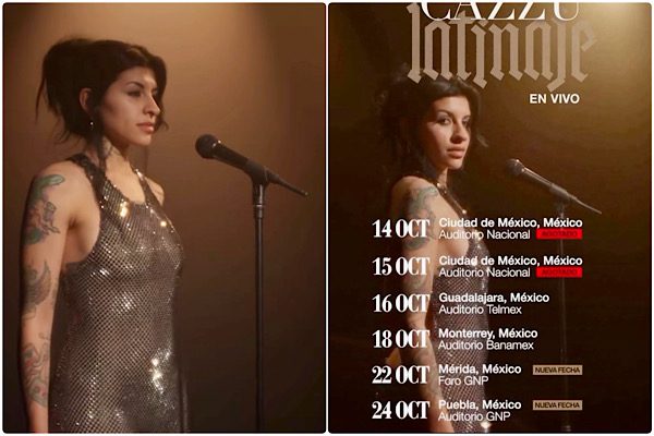 CAZZU AGOTA ENTRADAS DE SU SEGUNDO CONCIERTO EN EL AUDITORIO NACIONAL