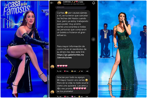 GALA MONTES CANCELA CONCIERTOS EN LEÓN Y EL RESTO DE SU GIRA “HASTA CUANDO TOUR”