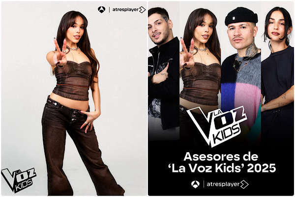 DANNA PAOLA REGRESA A ESPAÑA COMO ASESORA EN “LA VOZ KIDS 2025”