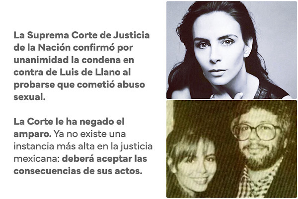SCJN RECHAZA AMPARO DE LUIS DE LLANO EN CASO DE SASHA SOKOL