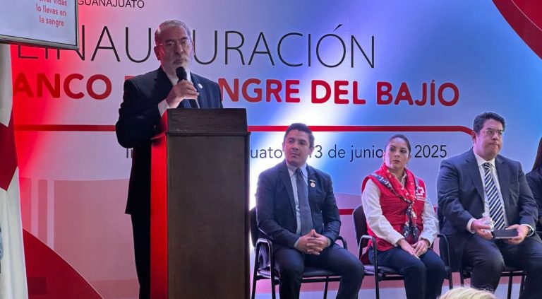 Reinauguran banco de sangre de la Cruz Roja Irapuato
