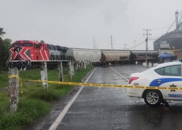 Se descarrilla el tren en Celaya
