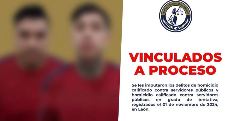 Vinculan a proceso a dos presuntos responsables del ataque contra custodios
