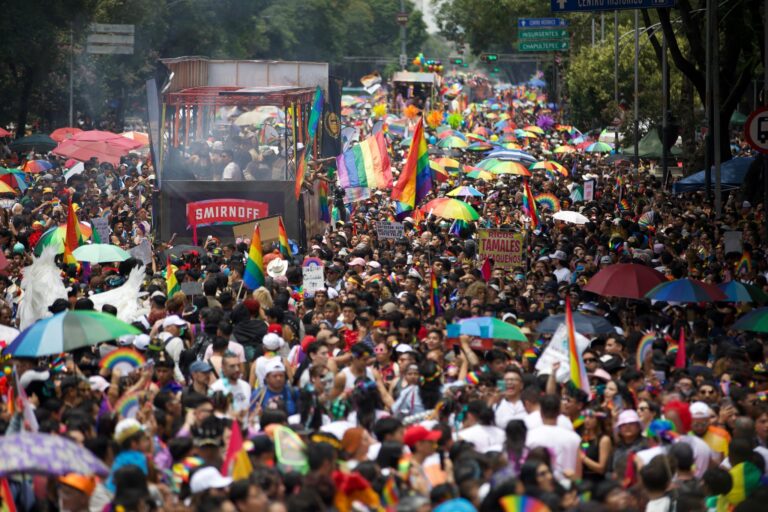 Realizan la 47ª Marcha del Orgullo LGBTIQ+ en la CDMX