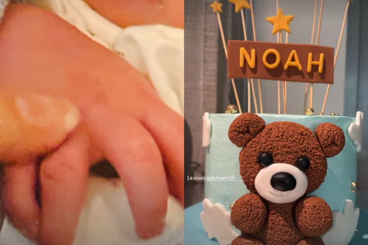 Yuridia da a luz a su tercer hijo, Noah Valentín