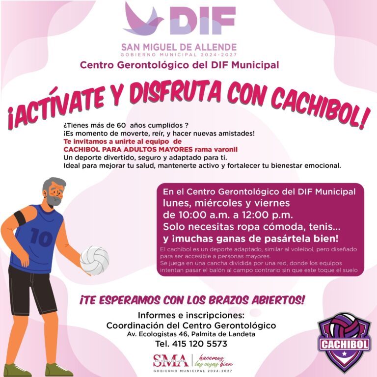 Invita gobierno de SMA a integrarse al Cachibol