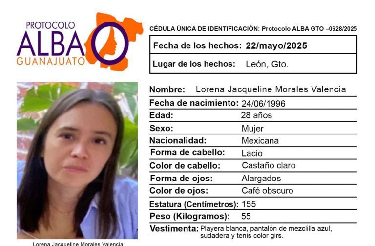 Siguen en busca de Jaqueline
