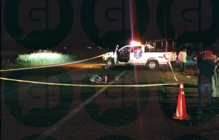 Muere un hombre en la carretera Irapuato-Pueblo Nuevo