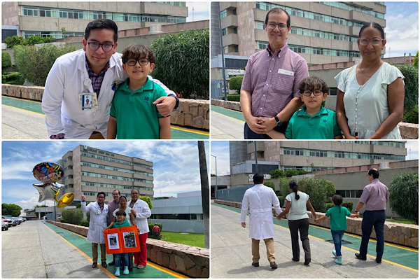 Personal de UMAE HGP No. 48 del IMSS León ayuda a Miguel a superar neuroblastoma