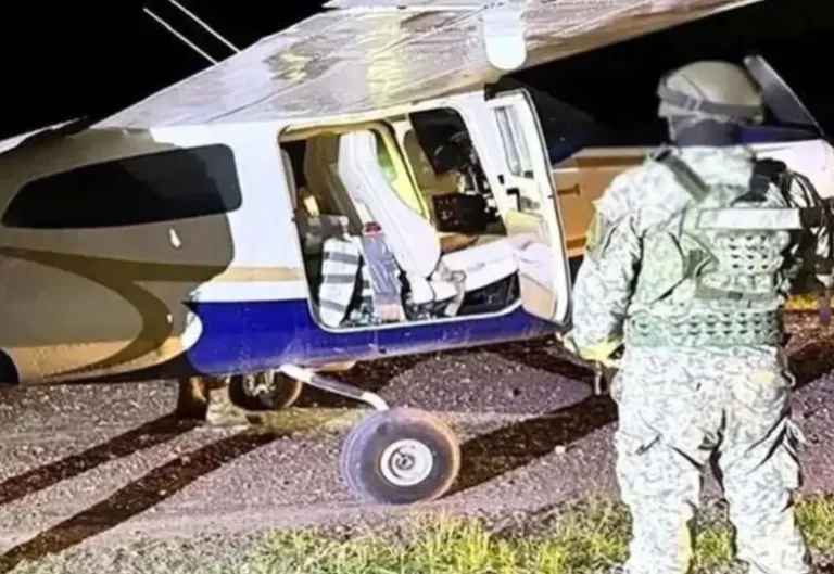 Fuerza Aérea Mexicana frustra ingreso de 427 kg de cocaína en Colima