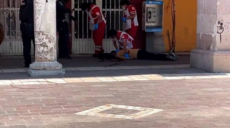 Matan a hombre en Portal Juárez de Pénjamo y detienen a presunto responsable