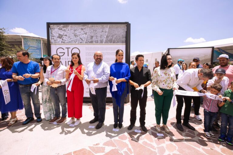 Inauguran exposición GTO desde el Aire en el Festival de Verano Vive León 2025