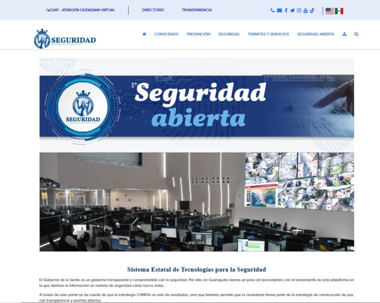 Guanajuato presenta Seguridad Abierta: un nuevo estándar de transparencia para fortalecer la cultura de paz