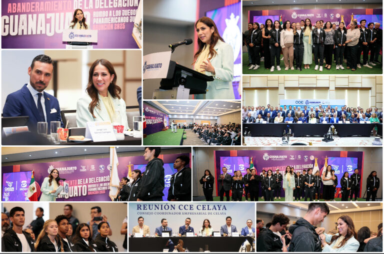 Abandera Gobernadora a Delegación Guanajuatense rumbo a los Panamericanos Junior Asunción 2025.