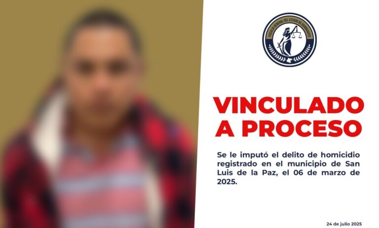 Vinculan a proceso a presunto generador de violencia en San Luis de la Paz por homicidio calificado